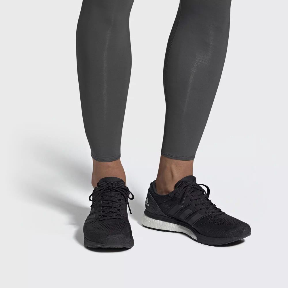 Adidas Adizero Boston 7 Tenis Para Correr Negros Para Hombre (MX-20020)